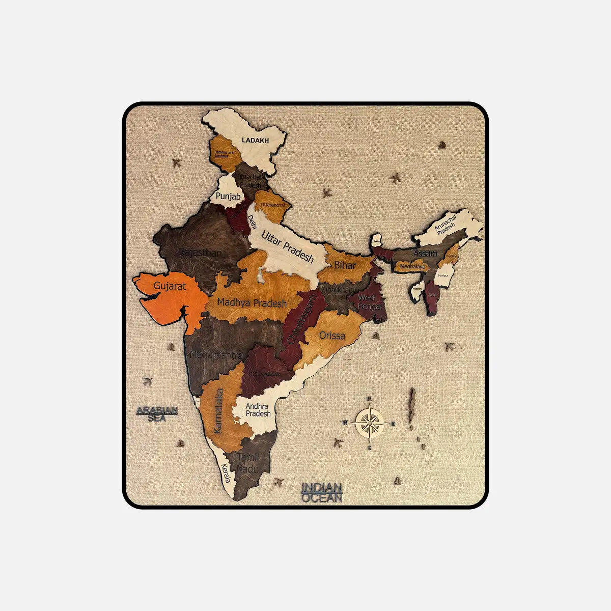 The Precision India Cartography