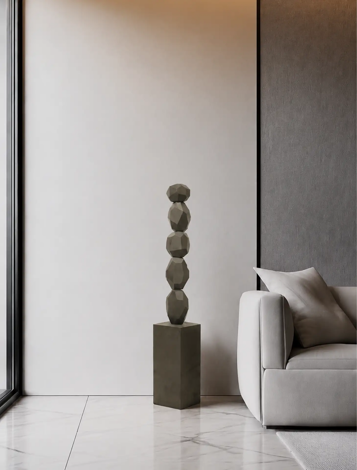 The Faceted Timber Stack